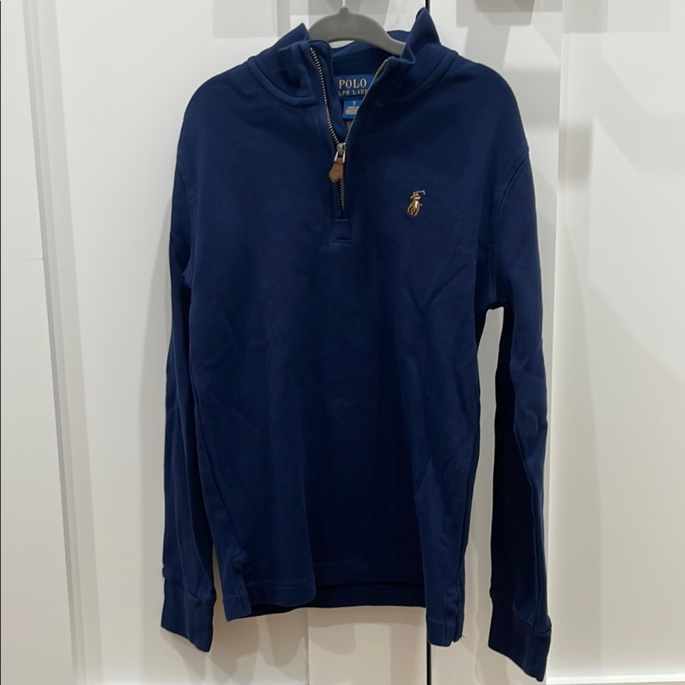 Polo by Ralph Lauren Blue Zip Up Sweater